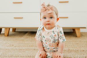 Short Sleeve Bodysuit - Autumn