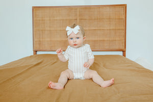 Short Sleeve Bodysuit - Coastal