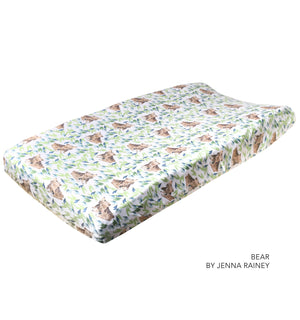 Premium Knit Diaper Changing Pad Cover - Bear
