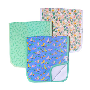 Premium Burp Cloths - Birdie