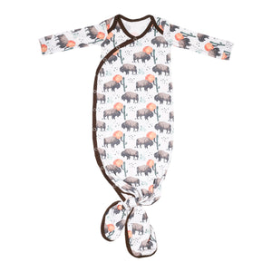 Knotted Gown - Bison
