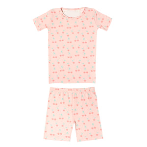 2pc Short Sleeve Pajama Set - Cheery