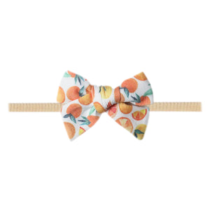 Classic Nylon Bow - Citrus
