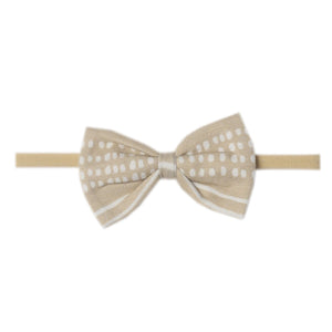 Bowtie Nylon Bow - Clay