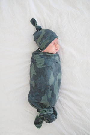 Top Knot Hat - Hunter