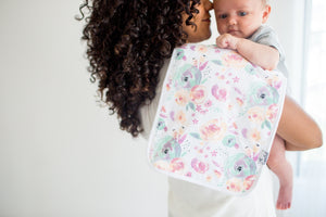 Premium Burp Cloths - Bloom