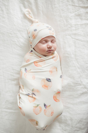 Knit Swaddle Blanket - Caroline
