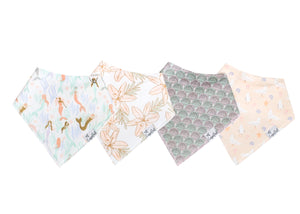 Baby Bandana Bibs - Coral