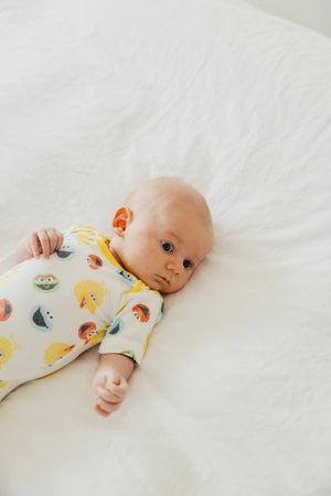 Short Sleeve Bodysuit - Sesame Scribbles