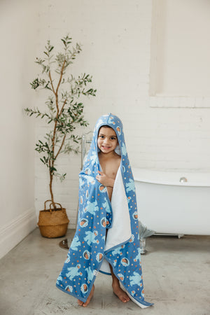 Premium Big Kid Hooded Towel - Cookie Monster