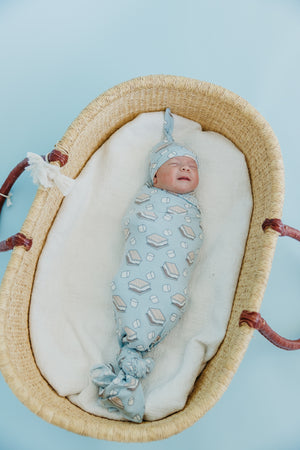 Knit Swaddle Blanket - S'mores