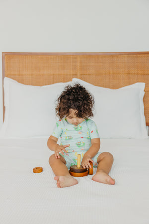 2pc Short Sleeve Pajama Set - Oscar the Grouch