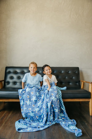 Three-Layer Jumbo Quilt - Cookie Monster