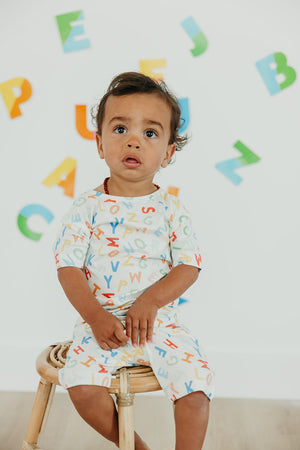 2pc Short Sleeve Pajama Set - Webster