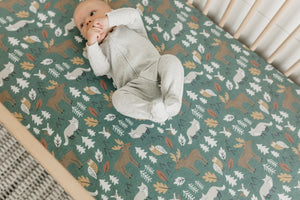 Premium Knit Fitted Crib Sheet - Atwood
