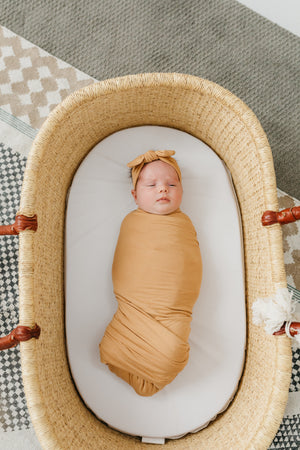 Knit Swaddle Blanket - Dune