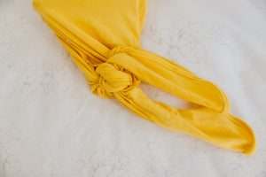 Knotted Gown - Banana
