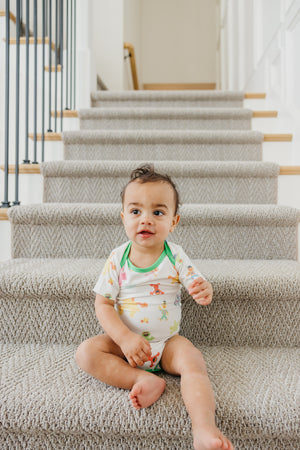 Short Sleeve Bodysuit - Sesame Friends