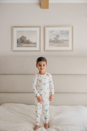 2pc Long Sleeve Pajama Set - Ace