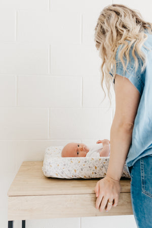 Premium Knit Diaper Changing Pad Cover - Arlo