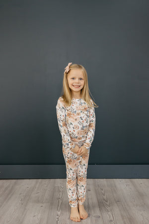 2pc Long Sleeve Pajama Set - Autumn