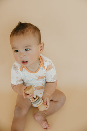 Short Sleeve Bodysuit - Tide
