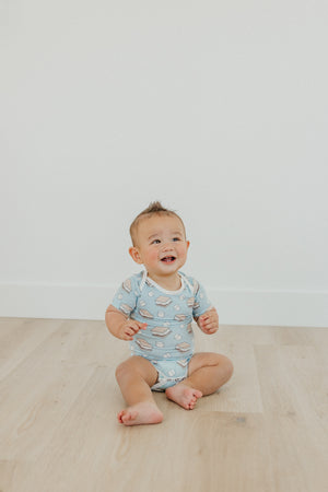 Short Sleeve Bodysuit - S'mores