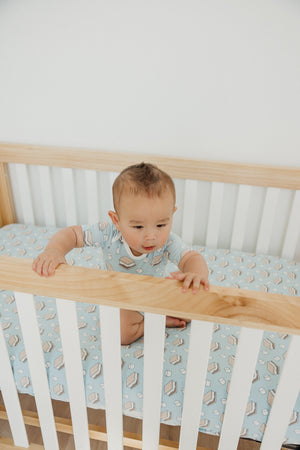 Premium Knit Fitted Crib Sheet - S'mores