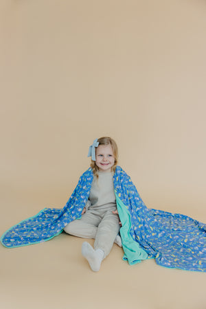 Three-Layer Jumbo Quilt - Birdie