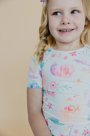 2pc Short Sleeve Pajama Set - Bloom