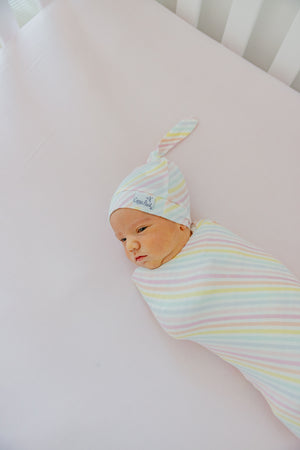 Top Knot Hat - Lucky