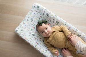 Premium Knit Diaper Changing Pad Cover - Aspen