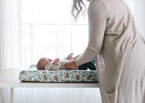 Premium Knit Diaper Changing Pad Cover - Bear