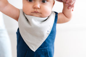 Baby Bandana Bibs - Stone