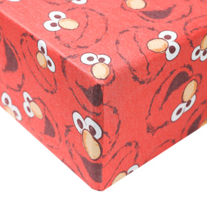 Premium Knit Fitted Crib Sheet - Elmo