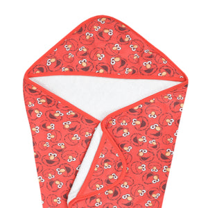 Premium Knit Hooded Towel - Elmo