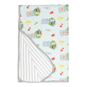 Three-Layer Jumbo Quilt - Oscar the Grouch