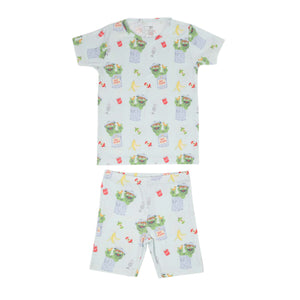 2pc Short Sleeve Pajama Set - Oscar the Grouch