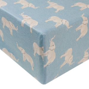 Premium Knit Fitted Crib Sheet - Peanut