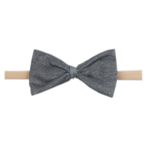 Bowtie Nylon Bow - Slate