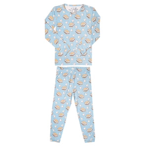 2pc Long Sleeve Pajama Set - S'mores