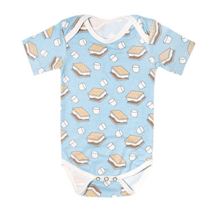Short Sleeve Bodysuit - S'mores