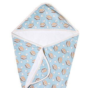 Premium Knit Hooded Towel - S'mores