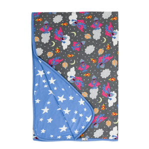 Three-Layer Jumbo Quilt - Super Grover